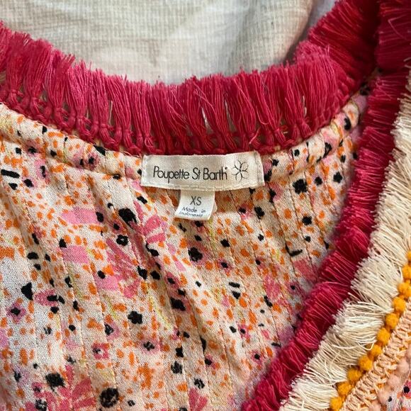 POUPETTE ST. BARTH Ola Long Sleeve Mini Dress Orange Malva xs - Picture 7 of 11